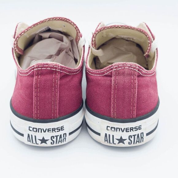 Maroon Converse All Star Low Tops Women's 7 - Picture 2 of 7